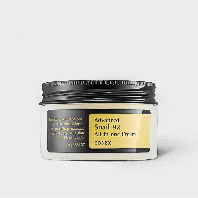 COSRX- Crema hidratante Caracol avanzado 92 Todo en Uno. 100g