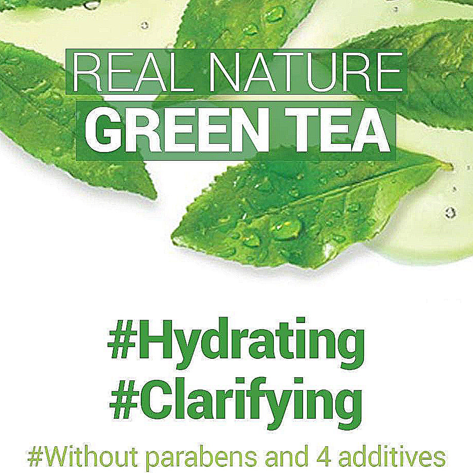 THE FACE SHOP - Mascarilla facial de la naturaleza real (Green Tea)