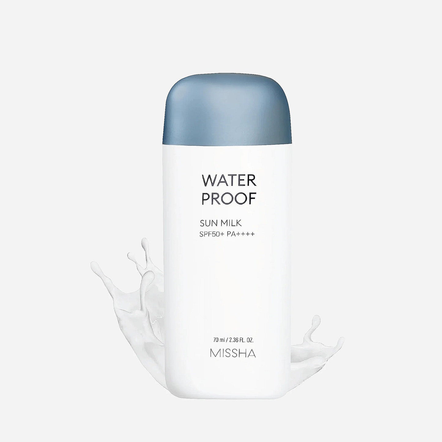 MISSHA- Leche solar a prueba de agua SPF50 + PA++++. 70ml