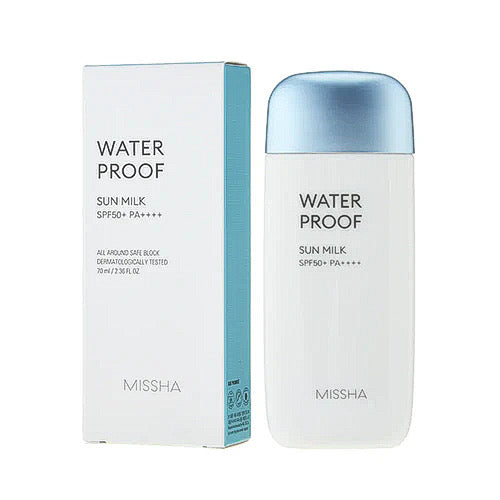 MISSHA- Leche solar a prueba de agua SPF50 + PA++++. 70ml