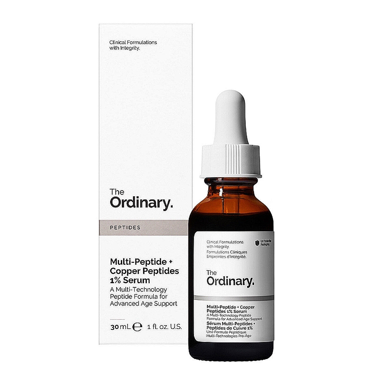 THE ORDINARY- Suero multipéptido + péptidos de cobre 1%. 30ml