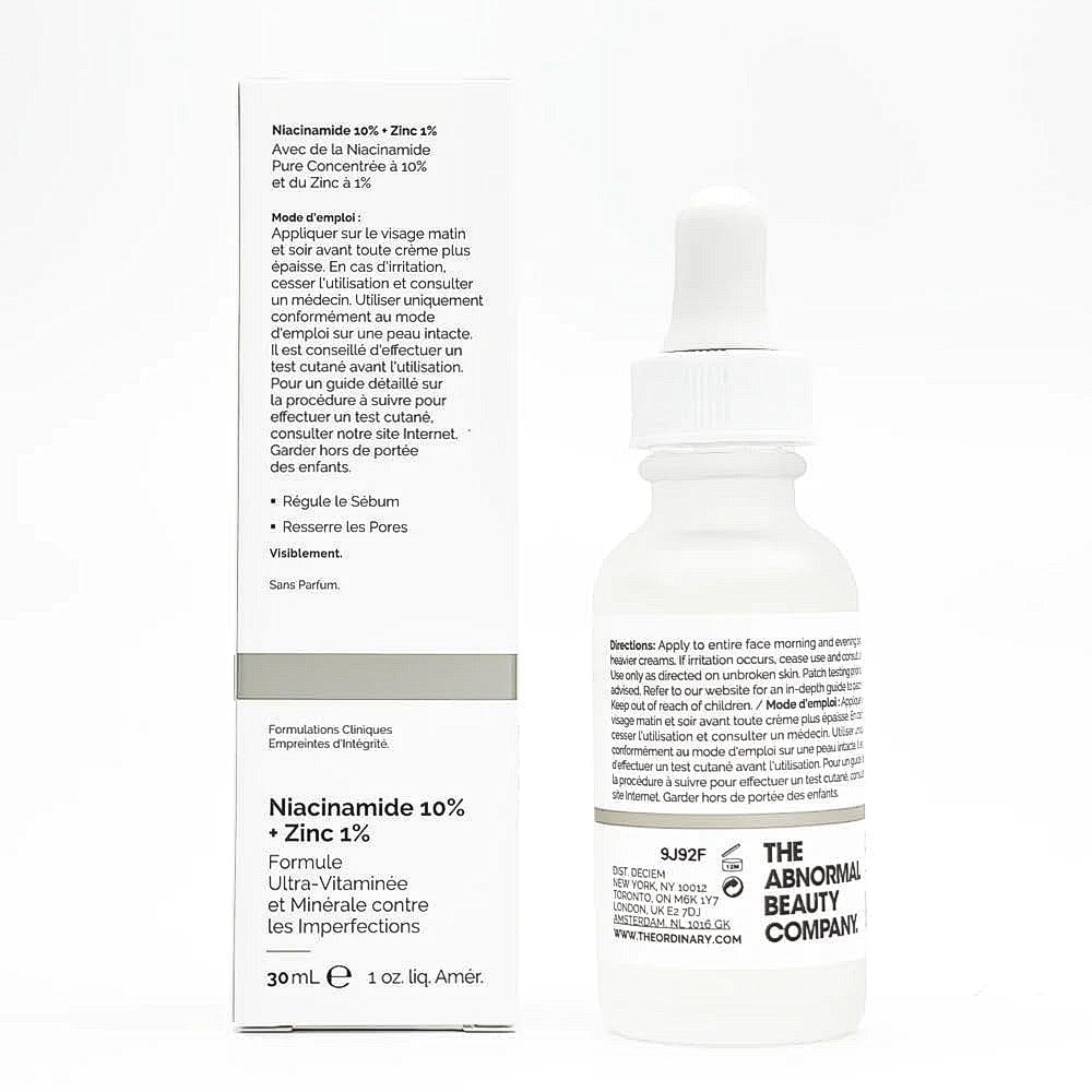 THE ORDINARY- Serum Niacinamida 10%+Zinc 1% 30ml