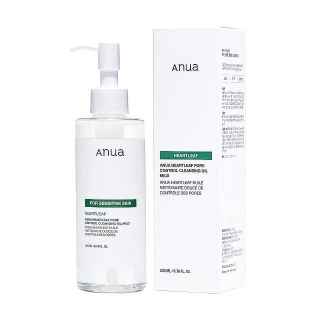 ANUA- Aceite Limpiador para el control de los poros Suave Heartleaf. 200ml